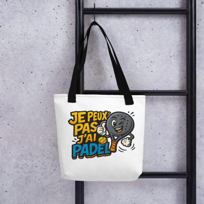 Tote bag “JE PEUX PAS J’AI PADEL” – Image 5