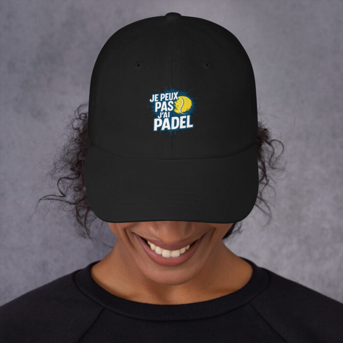 Casquette “JE PEUX PAS J’AI PADEL” – Image 1