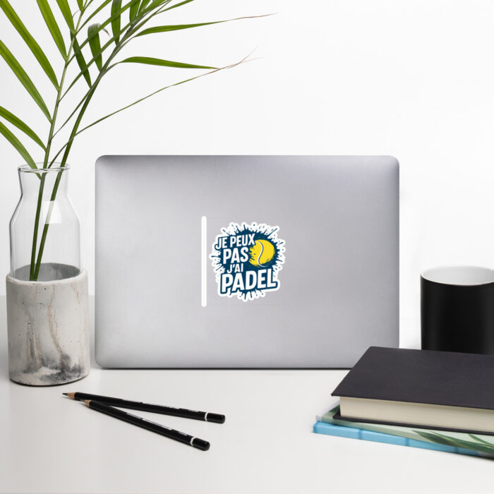Sticker “JE PEUX PAS J’AI PADEL” – Image 2