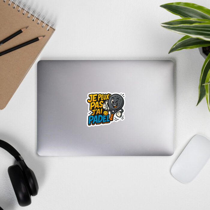 Sticker “JE PEUX PAS J’AI PADEL” – Image 3