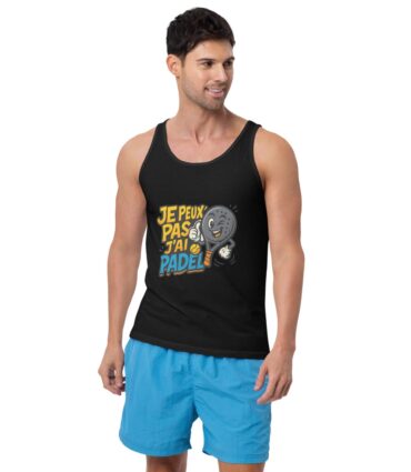Débardeur homme “JE PEUX PAS J’AI PADEL”