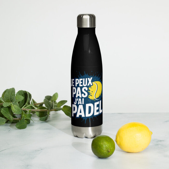 Gourde isotherme “JE PEUX PAS J’AI PADEL” – Image 2