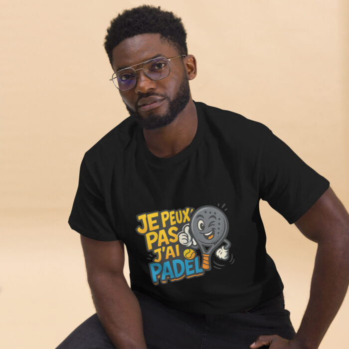 T-shirt unisexe classique “JE PEUX PAS J’AI PADEL” – Image 5