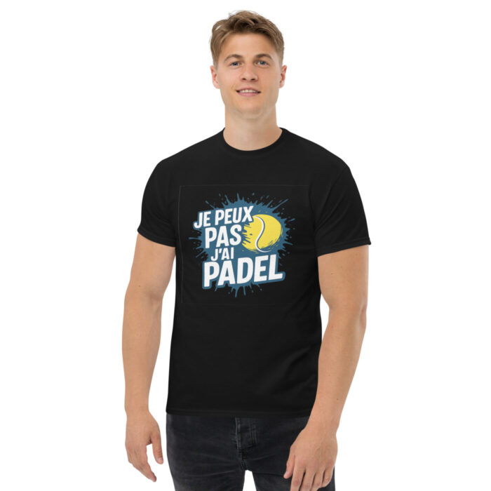 T-shirt unisexe “JE PEUX PAS J’AI PADEL” – Image 1