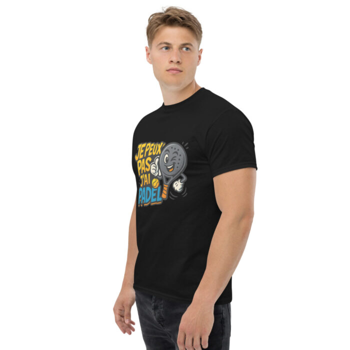 T-shirt unisexe classique “JE PEUX PAS J’AI PADEL” – Image 4
