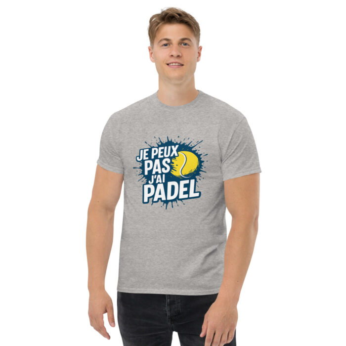 T-shirt unisexe “JE PEUX PAS J’AI PADEL” – Image 7