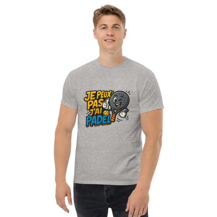 T-shirt unisexe “JE PEUX PAS J’AI PADEL” – Image 7