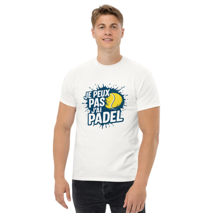 T-shirt unisexe “JE PEUX PAS J’AI PADEL” – Image 13