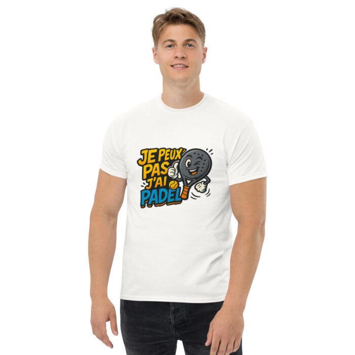 T-shirt unisexe “JE PEUX PAS J’AI PADEL” – Image 13