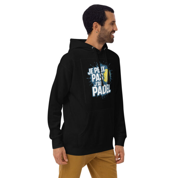 Sweat à Capuche Unisexe “JE PEUX PAS J’AI PADEL” – Image 8