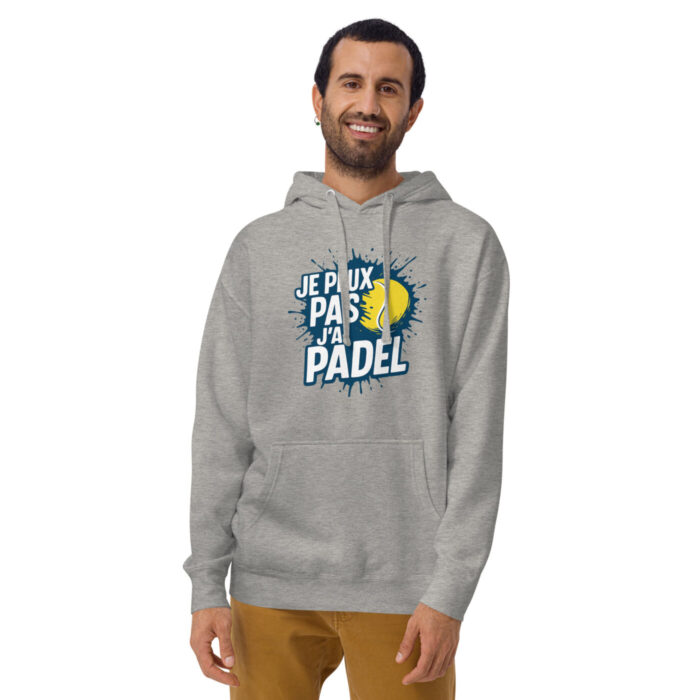 Sweat à Capuche Unisexe “JE PEUX PAS J’AI PADEL” – Image 13