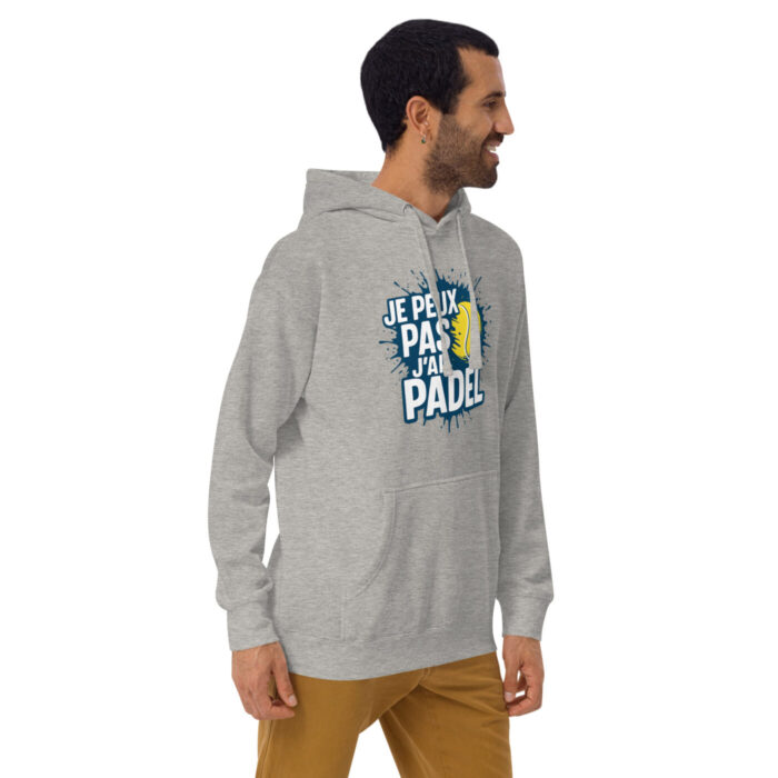 Sweat à Capuche Unisexe “JE PEUX PAS J’AI PADEL” – Image 16