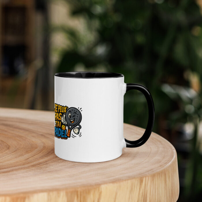 Mug “JE PEUX PAS J’AI PADEL” – Image 4