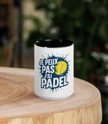 Mug “JE PEUX PAS J’AI PADEL”