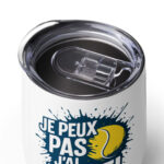 Gobelet à vin isotherme “JE PEUX PAS J’AI PADEL” – Image 4
