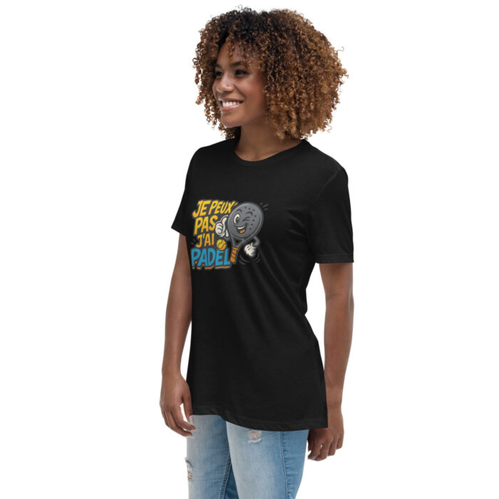 T-shirt femme ultra doux “JE PEUX PAS J’AI PADEL” – Image 4