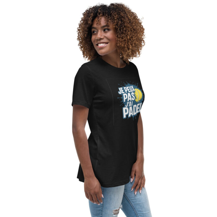 T-shirt femme ultra doux “JE PEUX PAS J’AI PADEL” – Image 6