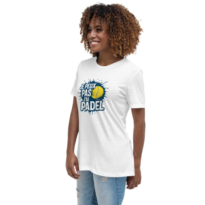 T-shirt femme ultra doux “JE PEUX PAS J’AI PADEL” – Image 10