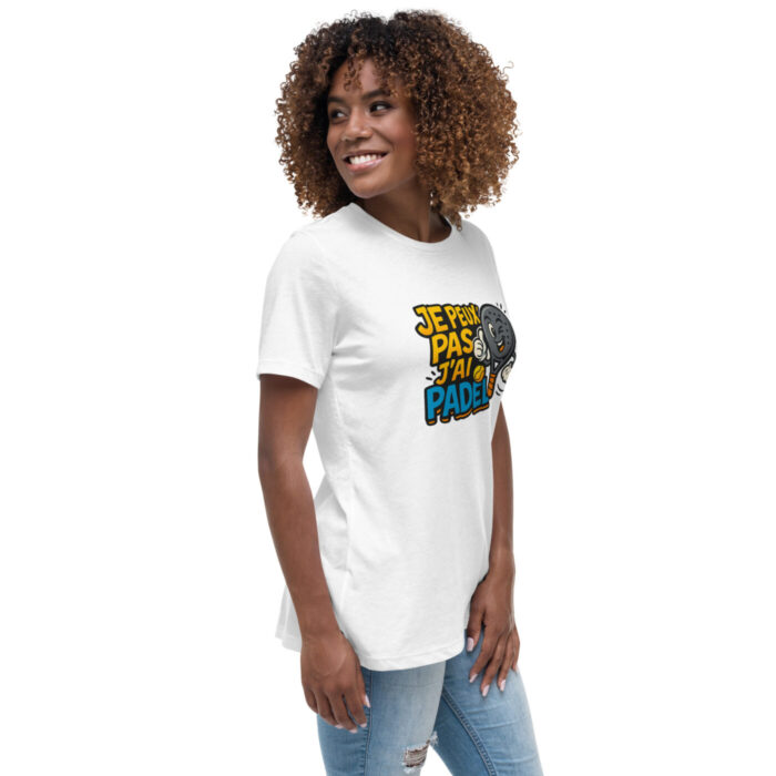 T-shirt femme ultra doux “JE PEUX PAS J’AI PADEL” – Image 12