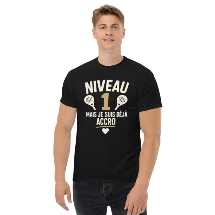 T-shirt Padel – Niveau 1 : Déjà Accro ! – Image 13