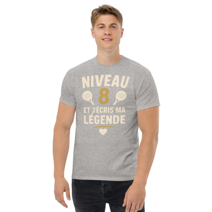 T-shirt Padel – Niveau 8 : J’Écris Ma Légende ! – Image 9