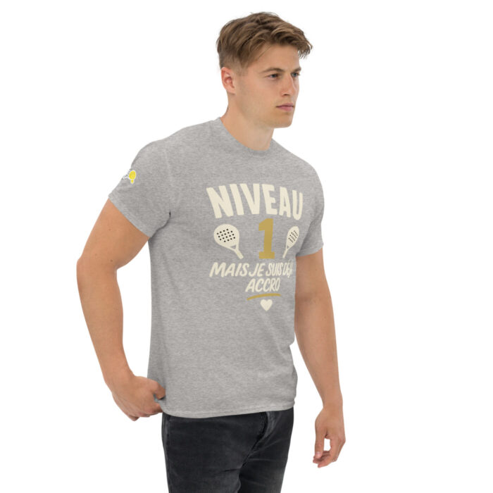 T-shirt Padel – Niveau 1 : Déjà Accro ! – Image 12