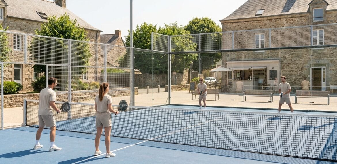 Jouer au padel pendant les vacances