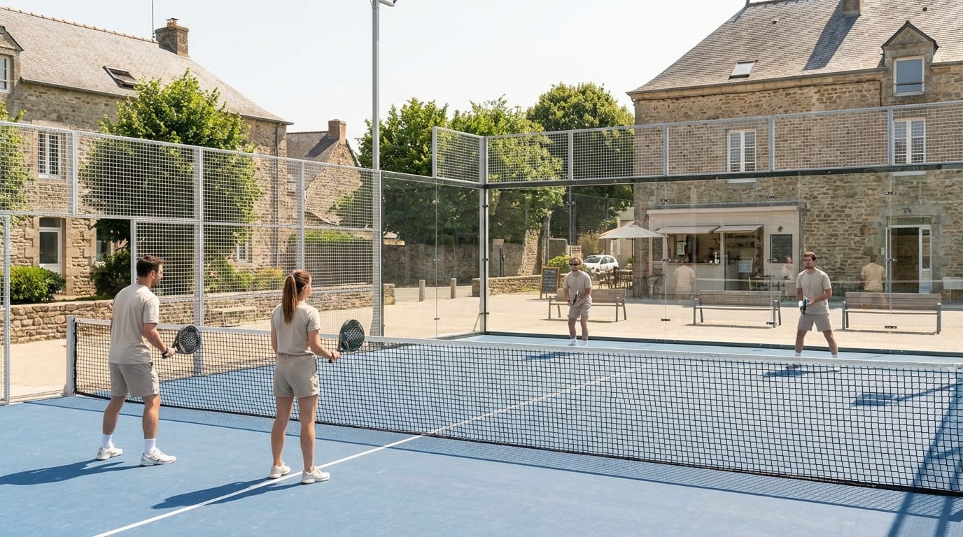 Jouer au padel pendant les vacances